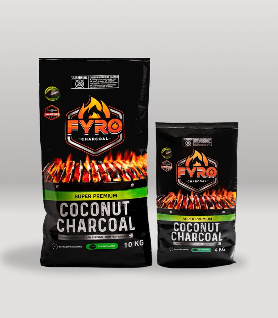 Fyro Coconut Charcoal Pillows - Eco-Friendly & Long-Burning Charcoal